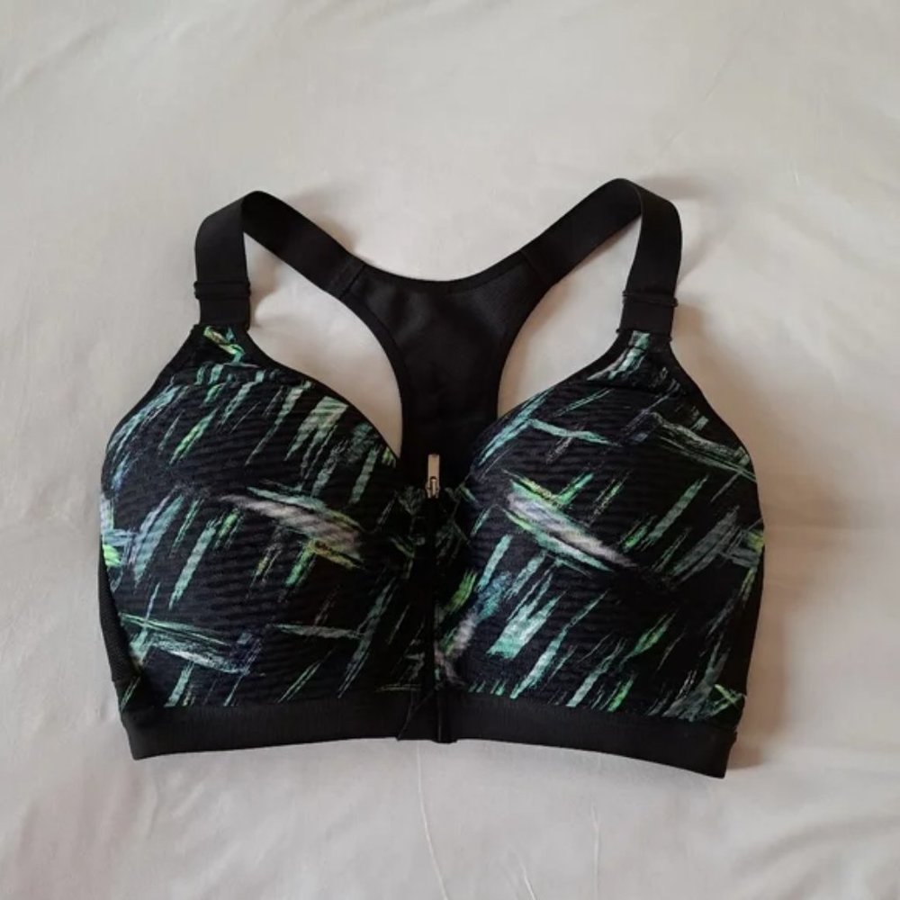 Victoria's Secret Sport zipper front racer back 36DD bra